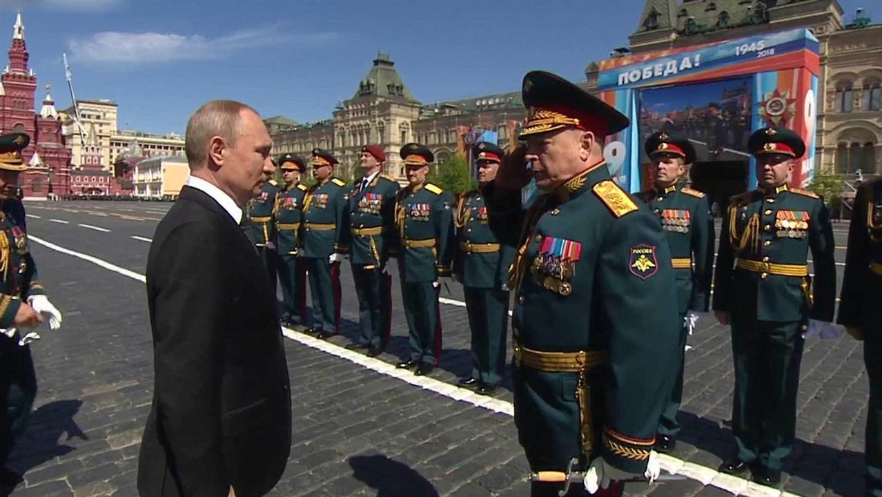 На Красной площади завершился военный парад в чест... годовщины Победы в Великой Отечественной войне