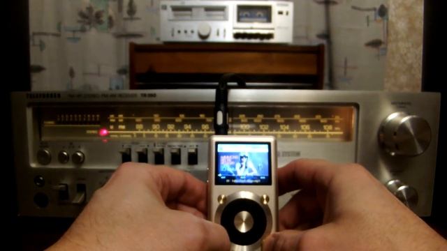 Ресивер TELEFUNKEN TR 350 плюс HI-RES плеер FIIO X1,акустика HECO VICTA 300 демонстрация работы смотреть онлайн