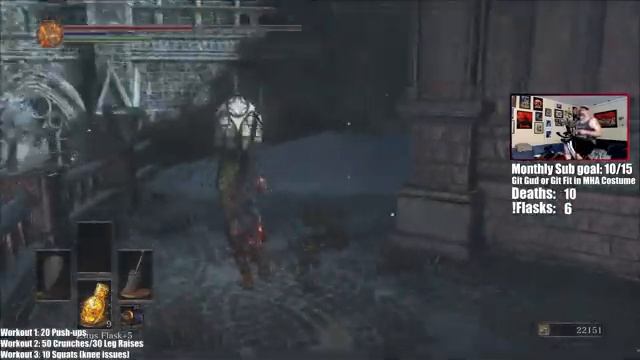 Git Gud or Git Fit Bike Mode - Dark Souls III Round 3 смотреть онлайн