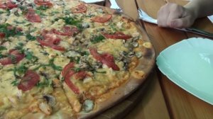 Пицца Сицилия очень вкусно!