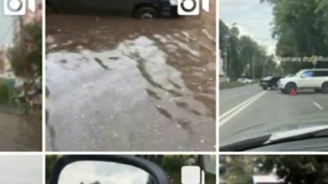 СТИХИЯ СМЫВАЕТ АСФАЛЬТ С ДОРОГ САМАРЫ. смотреть онлайн