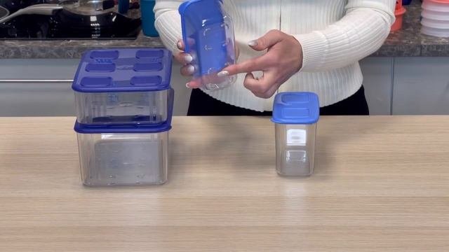 Кристальные контейнеры Tupperware #хранениенакухне