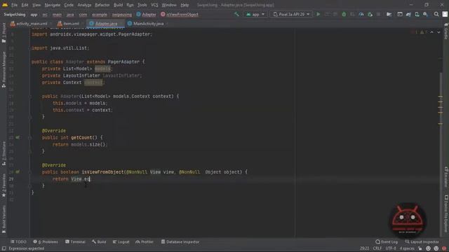 SwipeView Using | CardView | Android Studio смотреть онлайн
