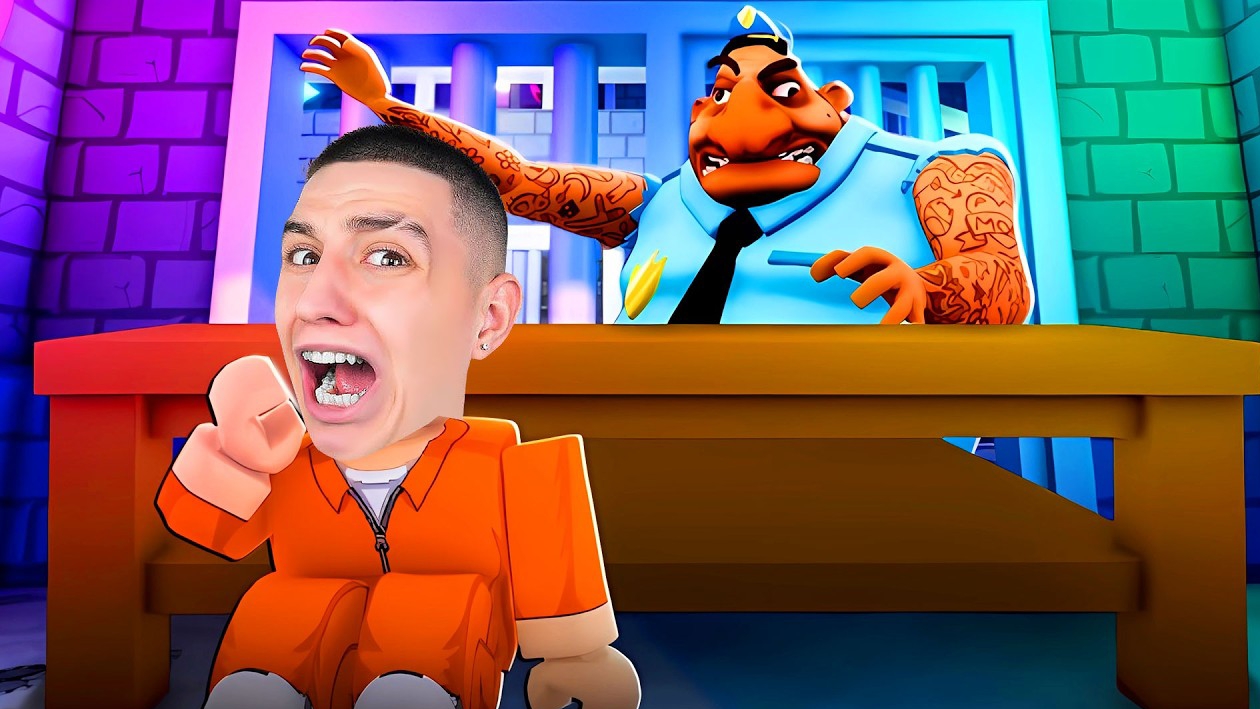 ПОБЕГ ИЗ САМОЙ ОХРАНЯЕМОЙ ТЮРЬМЫ В РОБЛОКС! Злой ЛАРРИ! **KBECT** (видео не моё) смотреть онлайн