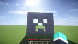 Minecraft - Creeper Face In The Wall (Decorations)