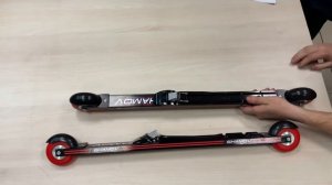 Комплект лыжероллеров Shamov 80 mm полиуретан с креплениями Shamov NNN