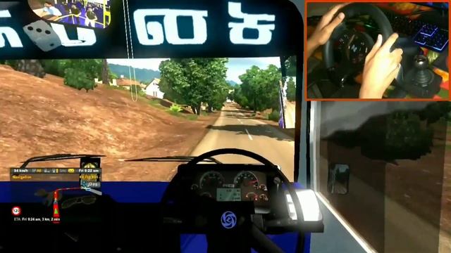 KSRTC Super Fast Bus Driving On City Roads | KSRTC Bus Rash Driving ETS2 Bus Mods смотреть онлайн