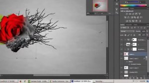 Tutorial Photoshop Cs6 "Manipulation Of Rose" (Easy for Beginner) #19