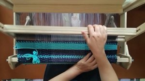 Ткачество узора "веточки" на половиках
