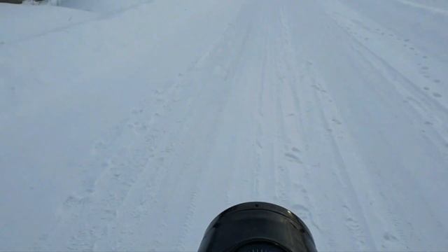 Мотоцикл Урал 1997г.в | зимний запуск двигателя | пробная поездка | Январь 2022 смотреть онлайн