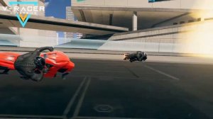 V-Racer Hoverbike - Combat Race Gameplay