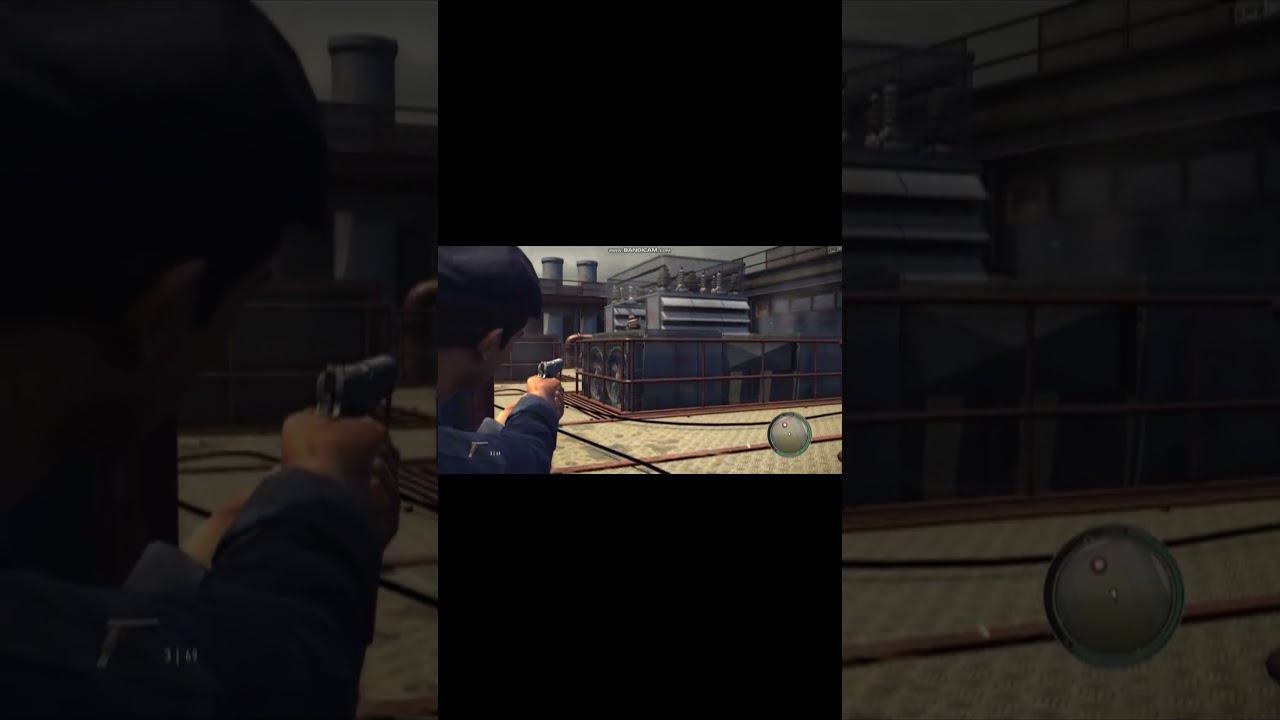 Очень серьезная перестрелка под ОЧЕНЬ серьезную  песню)) #mafia2definitiveedition #shorts