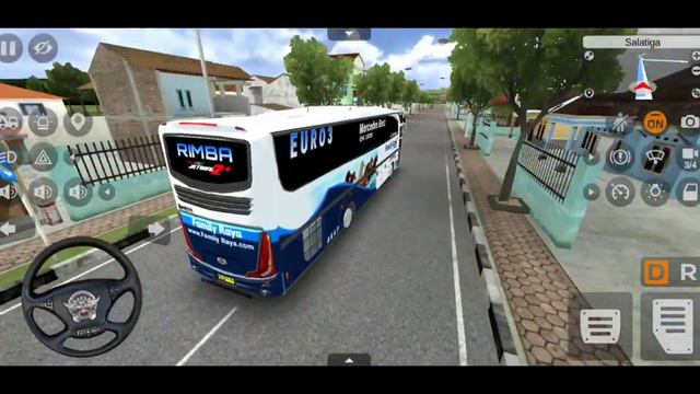 BUS FAMILY RIMBA RAYA GAMBAR KUDA 🐎 BUSSID | BUS SIMULATOR INDONESIA