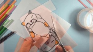 DIY СКВИШИ КОТ из бумаги и губки/ Антистресс игрушки своими руками...