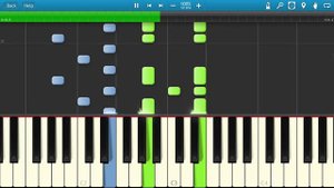 Кино - Кукушка (на пианино Synthesia)