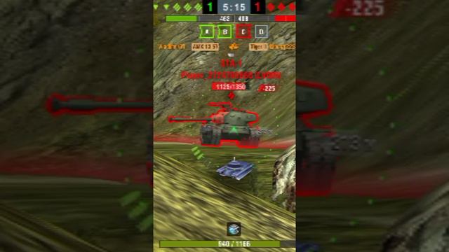 Этот танк не заметный и шустрый как ..... АМХ1357 #tanksblitz