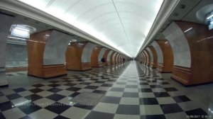 Станция метро "Парк Победы" (южный зал) // 29.09.2017