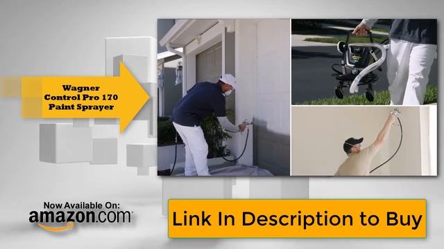 THE BEST PAINT SPRAYER: Wagner Control Pro 170 High Efficiency Airless Sprayers - NEW смотреть онлайн