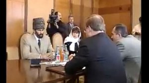 Надир Хачилаев на встрече с Степа шиным 1998 год