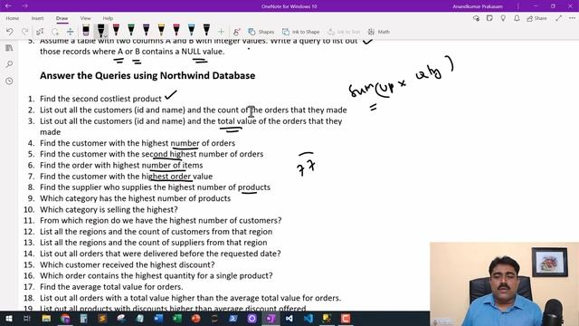 (Tamil) 21 Question Set - SQL Queries