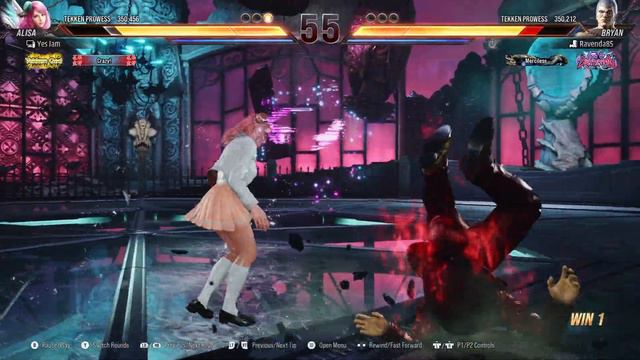 Tekken 8 ▰ EYEMUSCIAN (Alisa) VS KNEE (Bryan) | High Level Gameplay смотреть онлайн