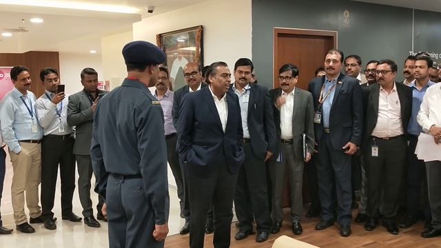 Mukesh Ambani visit in Kolkata Jio Godrej Office