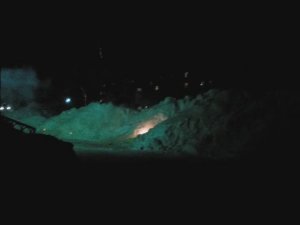 Опасный салют. Расстрел дома. Шерегеш 2009г.