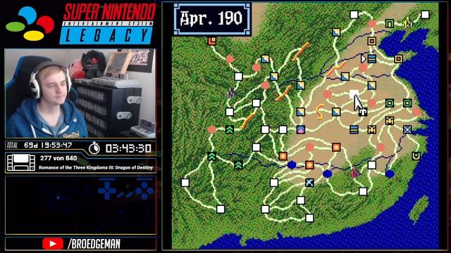 SNES Legacy #277 - Romance of the Three Kingdoms III Dragon of Destiny (Part 1/3) смотреть онлайн
