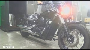проверка на аукционе в Японии Мотоцикл круизер Honda Shadow 750 Phantom рама RC53 гв 2011 черный