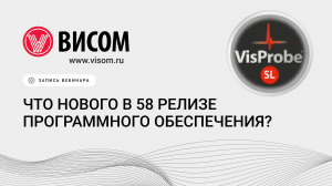 Вебинар «Возможности 58 версии VisProbe SL»