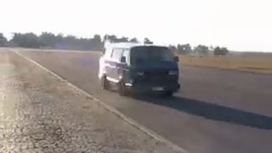 T3 VR6 Bus im Drift