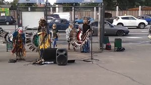 Индейцы майя в Москве. Танцуют ВСЕ!!!