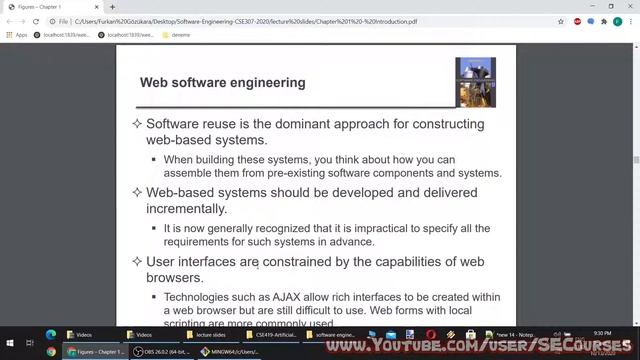 #Software #Engineering - Lecture 1 : Introduction, Software Products, Process Activities & Ethics