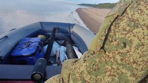 по берегу белого моря на flagman 430 dk i jet ultra - YAMAHA 30 JET