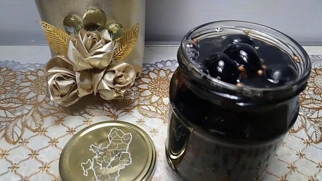 Прекрасная закуска.  Маринованный виноград - на вкус оливки