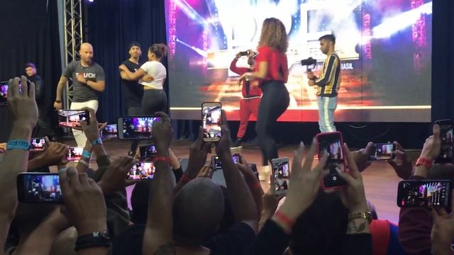 Ataca & Alemana Bachata Pair with Music, BBF 2019 смотреть онлайн