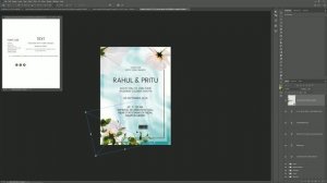 Create Stunning Wedding Invitation Cards with Photoshop || Step-by-Step || Latest design 2024