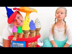 Лера и Мама делают мороженое для принцессы - сборник