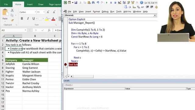 Excel VBA Arrays: Practical Example of a 2 dimensional array to create a New Workbook смотреть онлайн