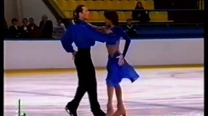 Irina Lobacheva & Ilia Averbukh - 2000 Russian Figure Skating Nationals Compulsory Dance 2