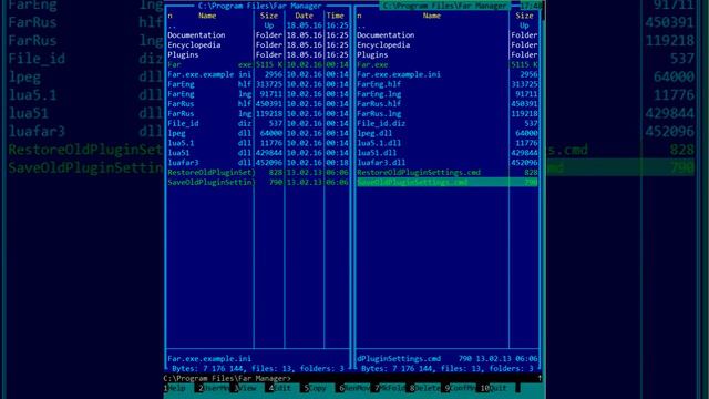 Far Manager - консольный файловый менеджер смотреть онлайн
