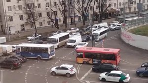 Буксировка ПАЗом- ПАЗа