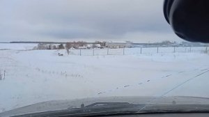 Lada Granta #2 - Буксуем домой по глубокому снегу