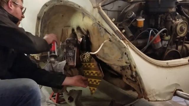 Day #9 - 71 VW Beetle Wheels & Tires Reveal - "Do it for MOM" смотреть онлайн