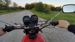 Вечерние покатушки на Иж Планета 5 и Иж Юпитер 5