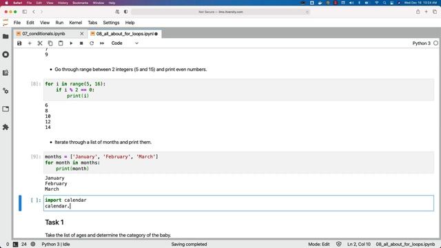Programming Essentials Python - Basic Programming Constructs - All about for loops