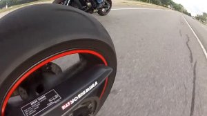 Stoppie on a 2006 Honda CBR 1000rr
