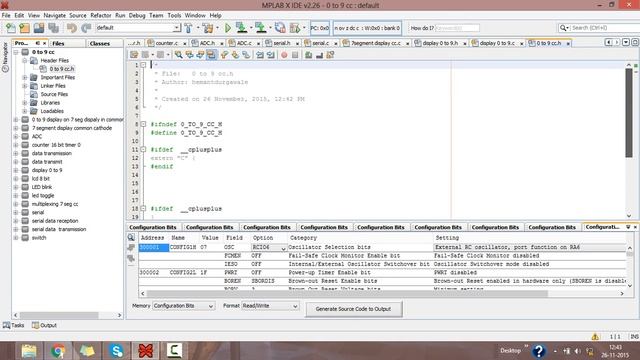 Tutorial 2 How to create header file in MPLAB so смотреть онлайн