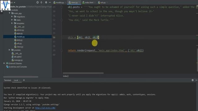 For Loop In Django | Jinja Format Loop In Django | Loop In Django смотреть онлайн