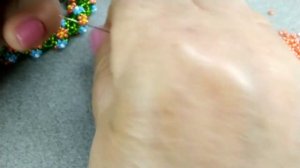 Жгут с цветочками. Колье и браслет из бисера. #Мастеркласс #браслет #Колье #бисероплетение